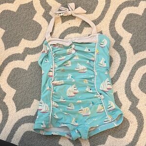 Janie and Jack Aqua Sailboat One Piece